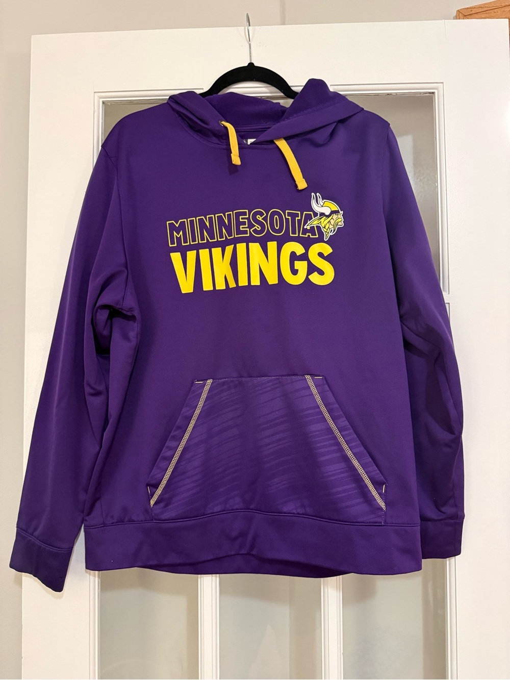 NFL Purple Hoodie with Yellow Drawstring